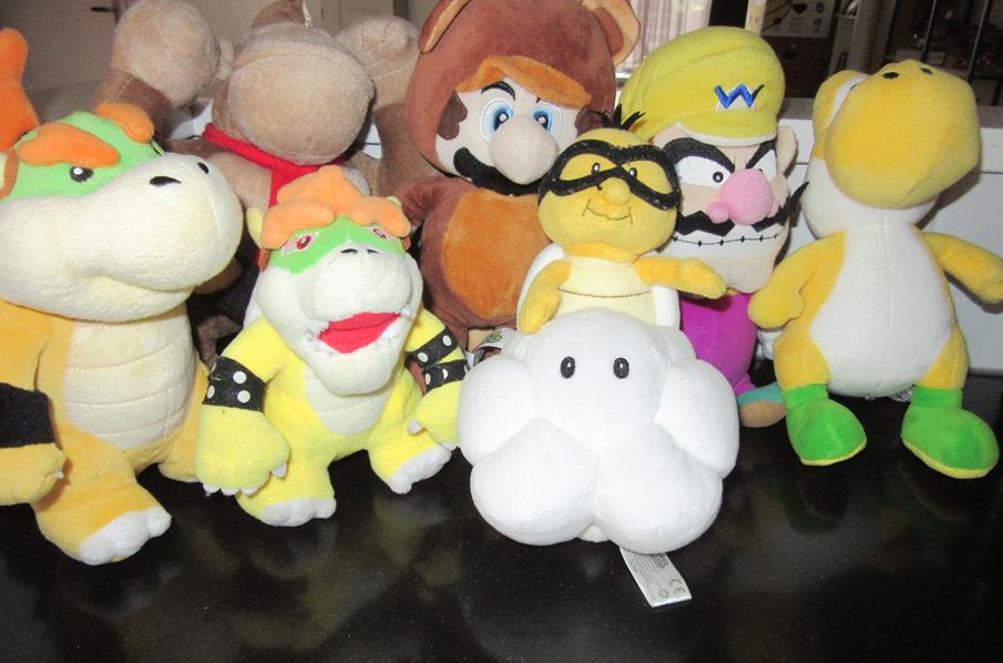 Super Mario bros knuffels, Verzenden, Zo goed als nieuw, Overige typen