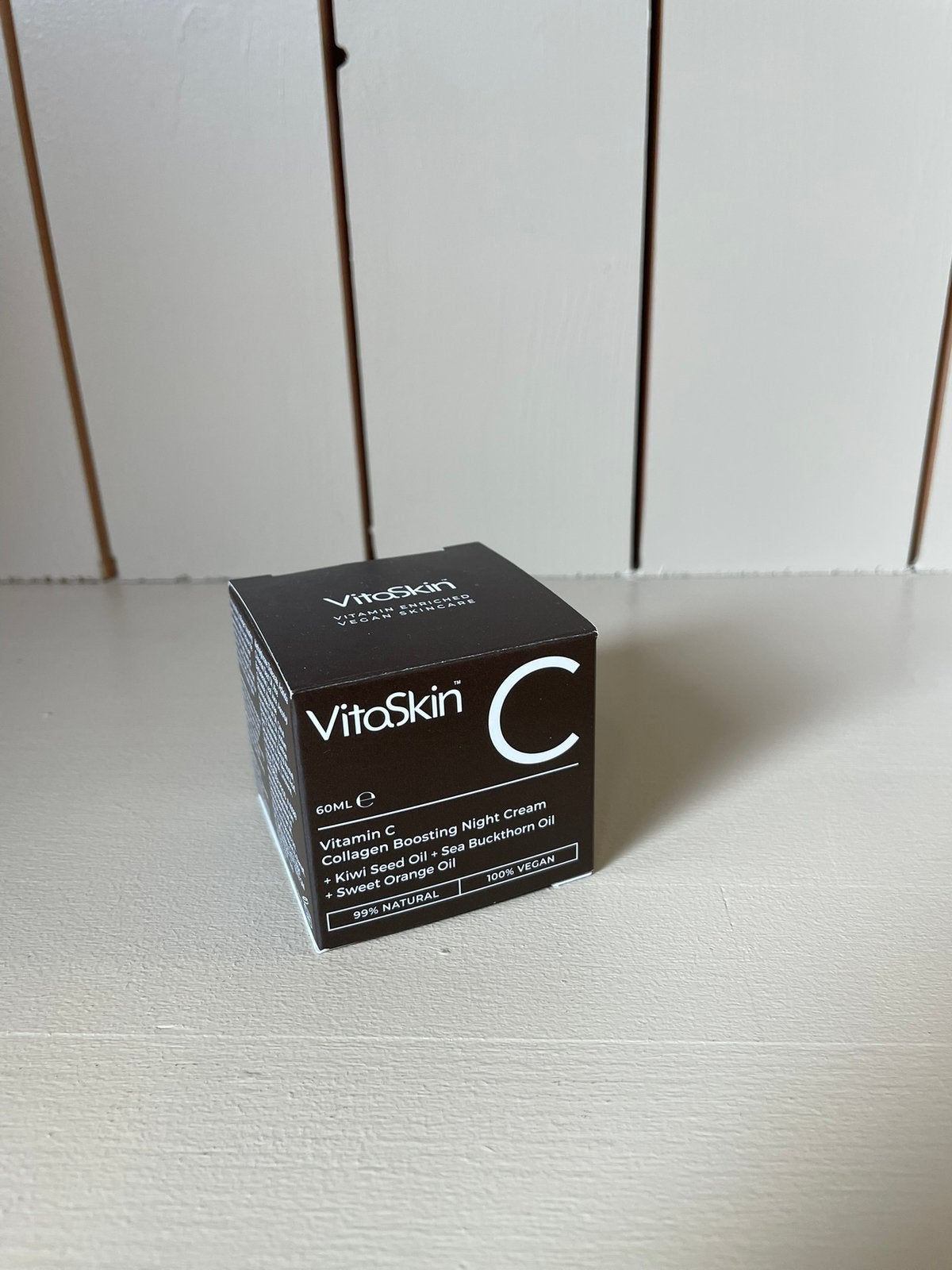 Holland & Barret - VitaSkin collageen nachtcrème vitamine c, Ophalen of Verzenden, Nieuw, Bodylotion, Crème of Olie