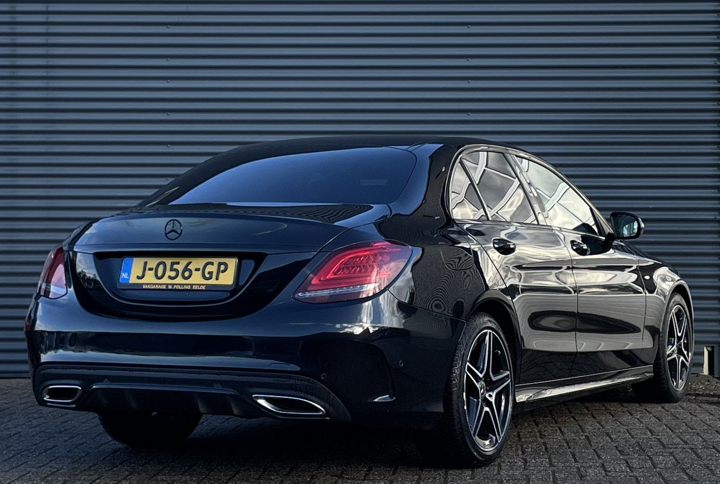 MERCEDES C-Klasse C180 AMG 156pk 9G-TRONIC Business Solution, Automaat, Zwart, Sedan, C-Klasse