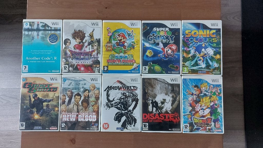 Nintendo Wii Games Collectie, Avontuur en Actie, Gebruikt, Vanaf 18 jaar, 1 speler