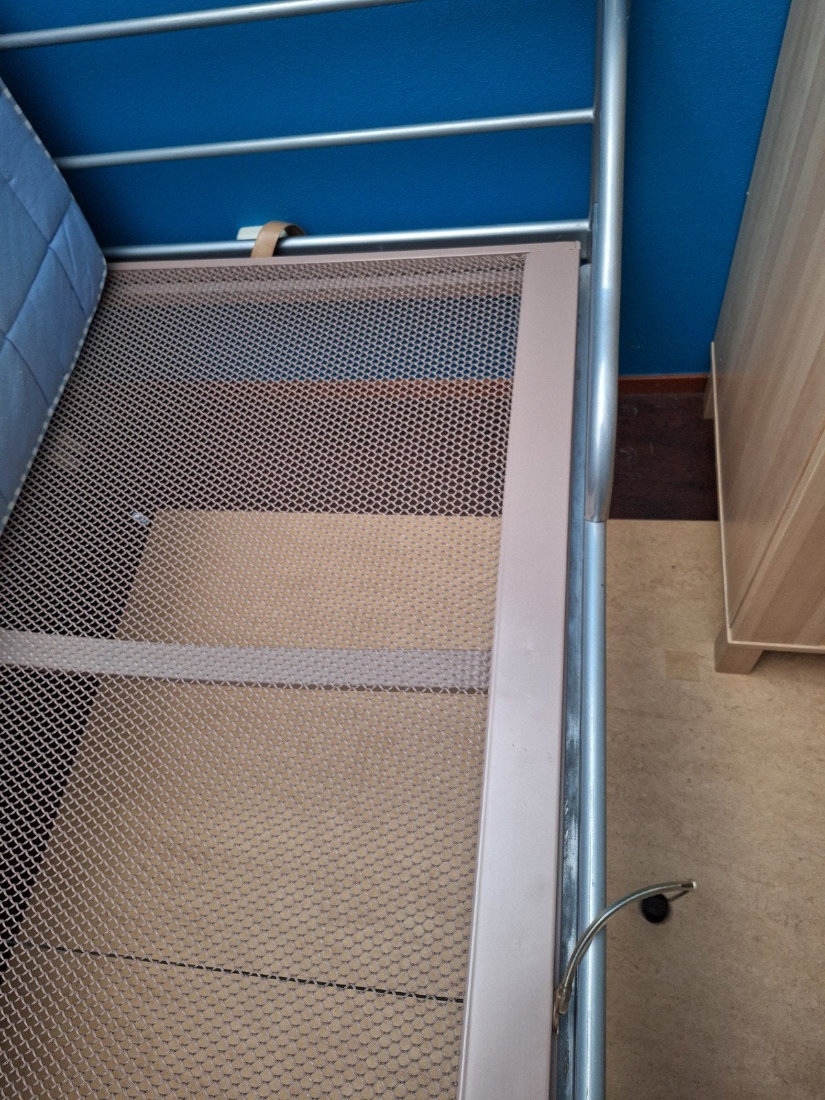 Auping spiraalbodem 90x200 cm (touwtje defect), Ophalen, Gebruikt, 90 cm, Eenpersoons