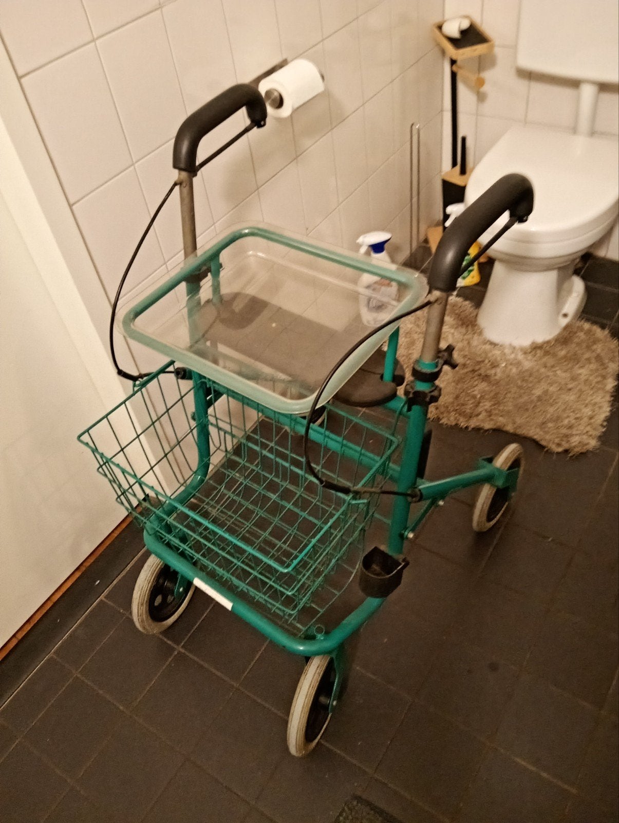 rollator met afneembaar dienblad, Ophalen, Gebruikt