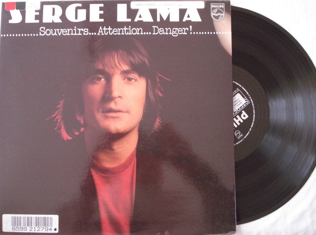 Serge Lama - Souvenirs ... Attention ... Danger!, LP, Gebruikt, Ophalen of Verzenden, Gatefold hoes