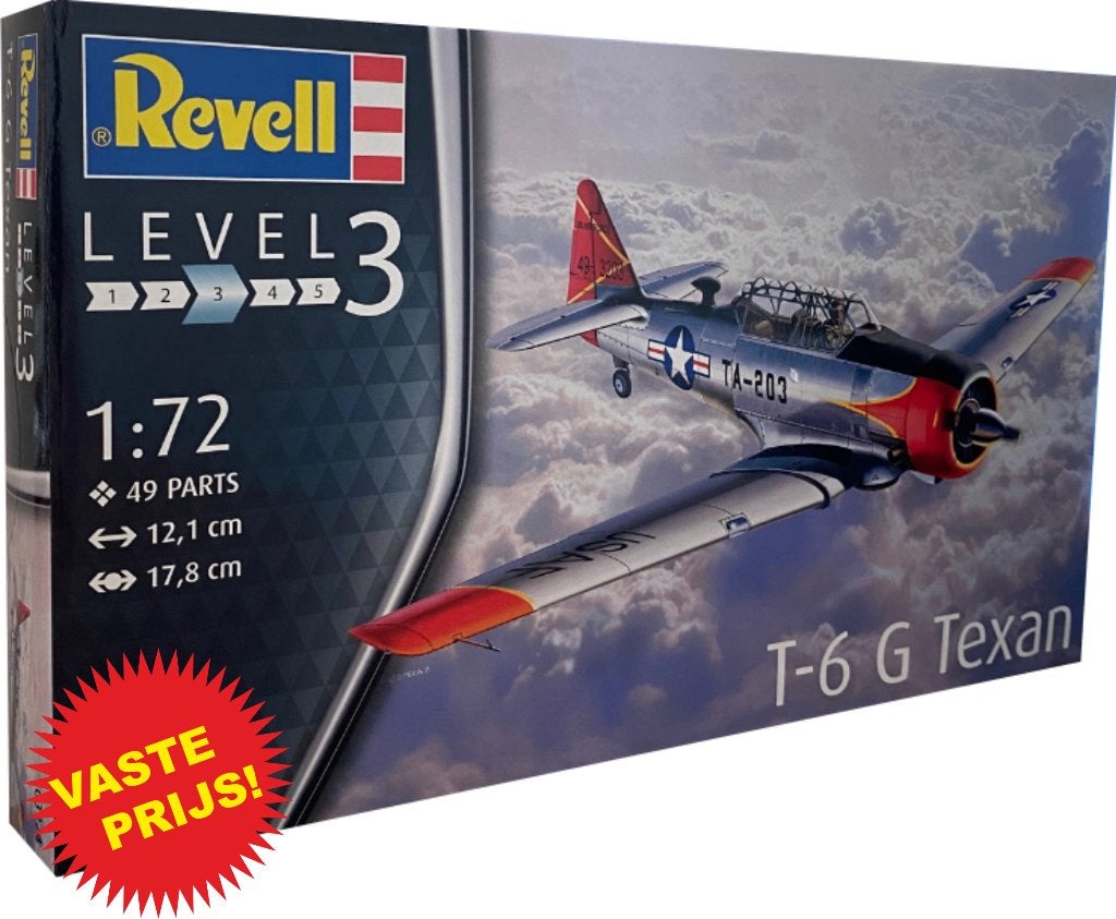 T-6 G Texan (Revell 03924) 1/72, 1:72 tot 1:144, Revell, Nieuw, Ophalen of Verzenden