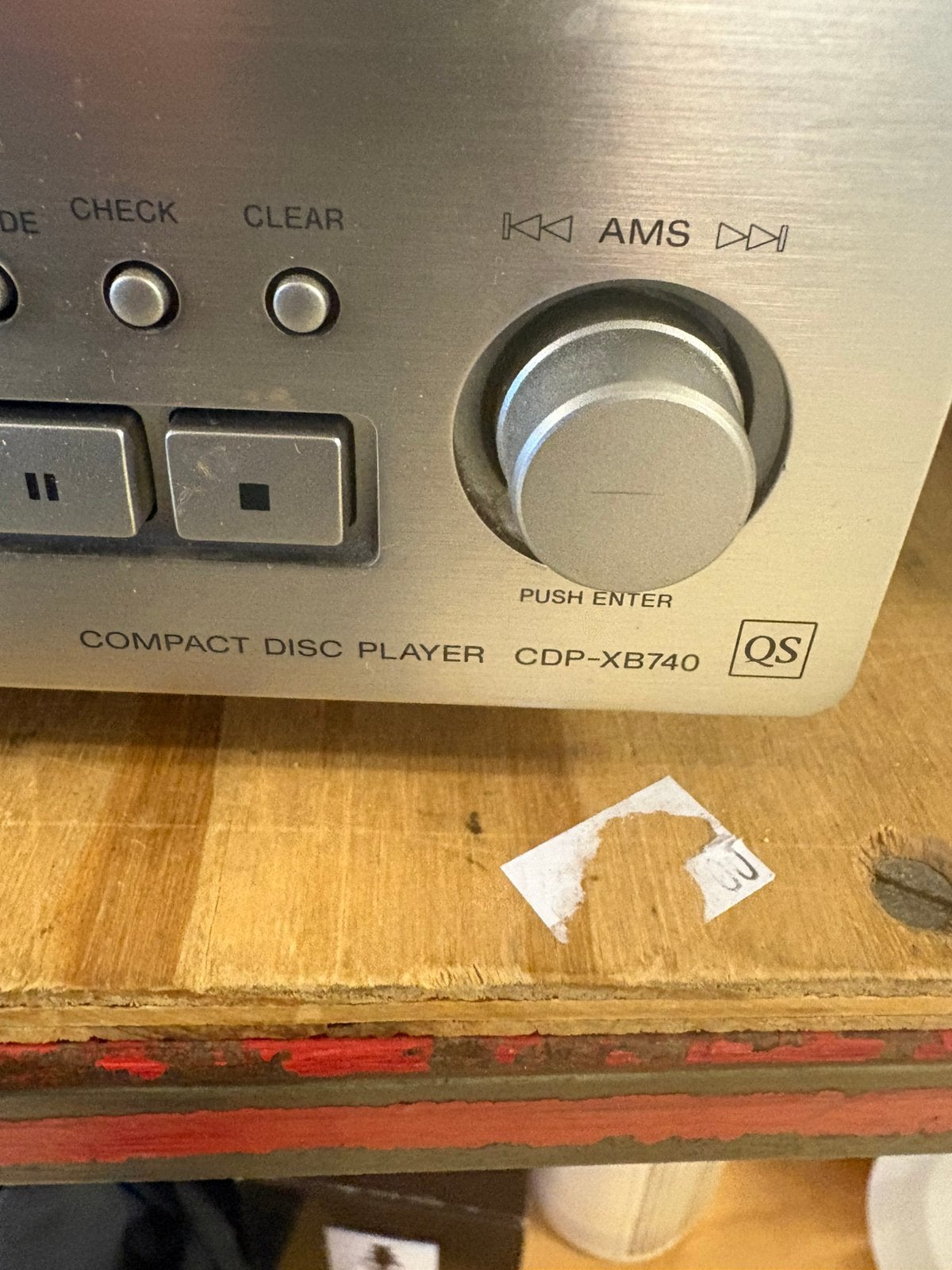 Sony CDP-XB740 QS serie cd speler, Ophalen of Verzenden, Zo goed als nieuw, Sony