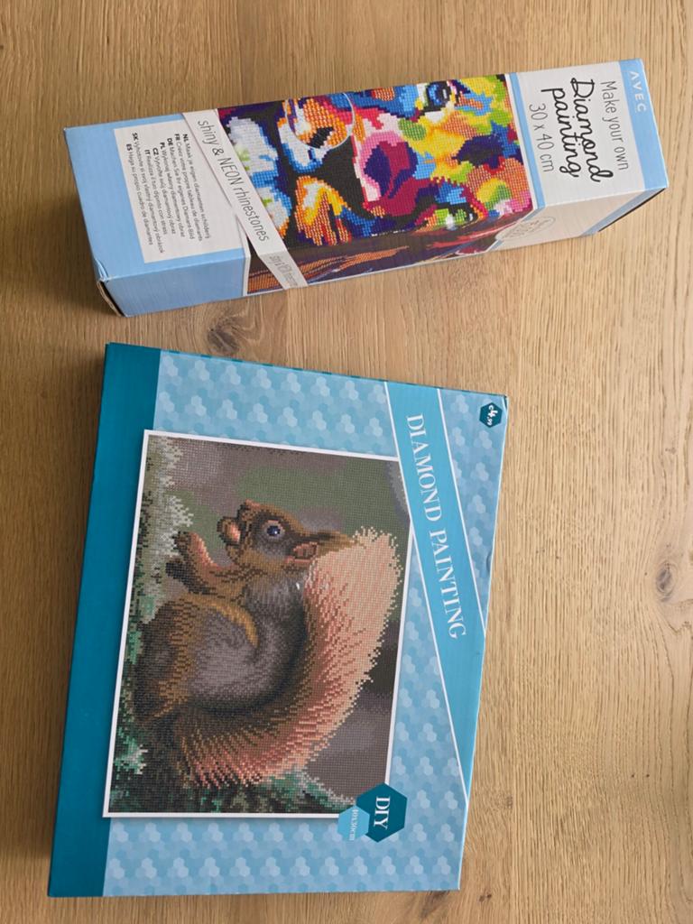 Diamanten printen eekhoorn leeuw nieuw teab, Ophalen of Verzenden, Nieuw