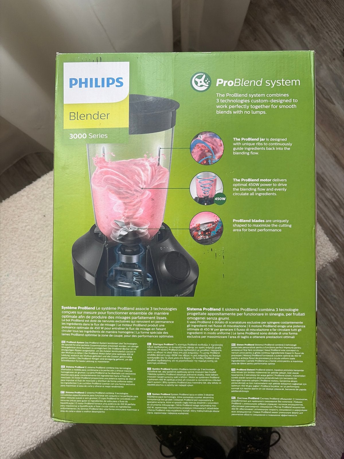 Nieuwe Philips Blender 3000 serie - 1x gebruikt, Ophalen of Verzenden, Nieuw, Blender