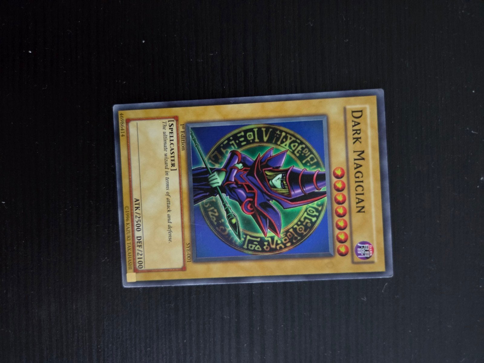 Yu-Gi-Oh! Dark Magician Spellcaster STY-001, Ophalen, Gebruikt, Losse kaart