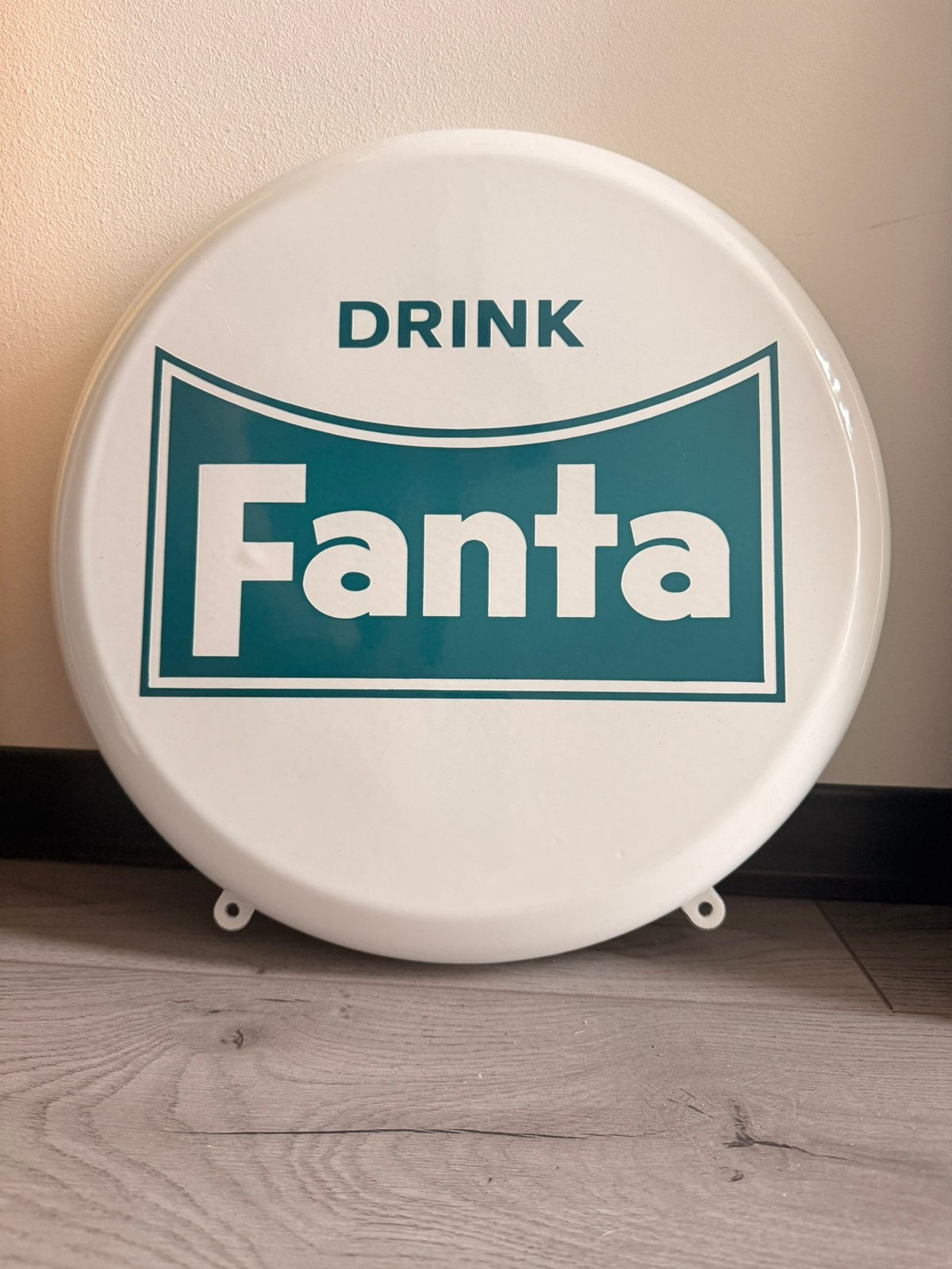 Leuk oud fanta bord reclamebord, Ophalen of Verzenden, Zo goed als nieuw, Reclamebord