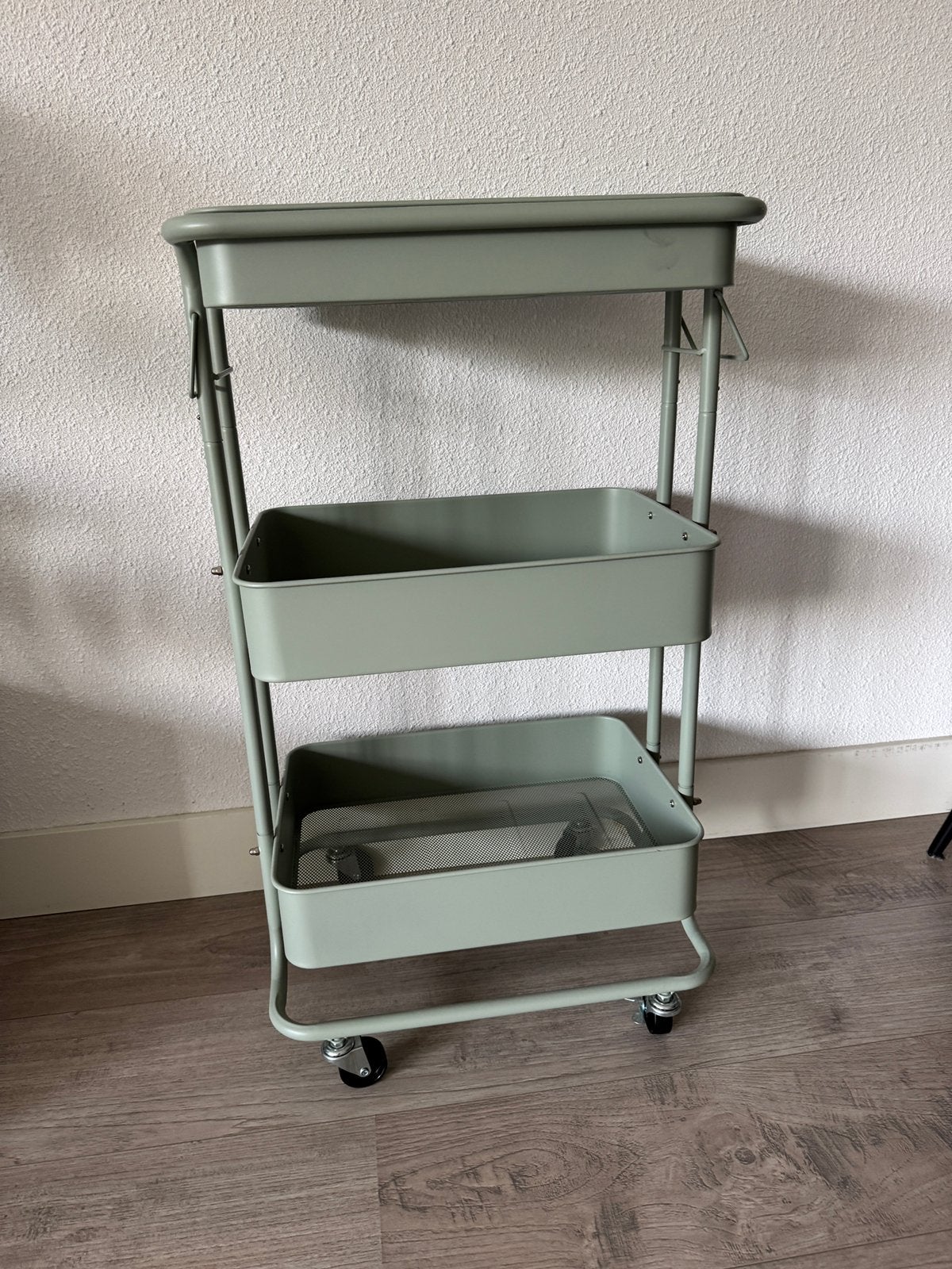 Trolley keuken rol kastje, Ophalen, Trolley, Metaal, Zo goed als nieuw