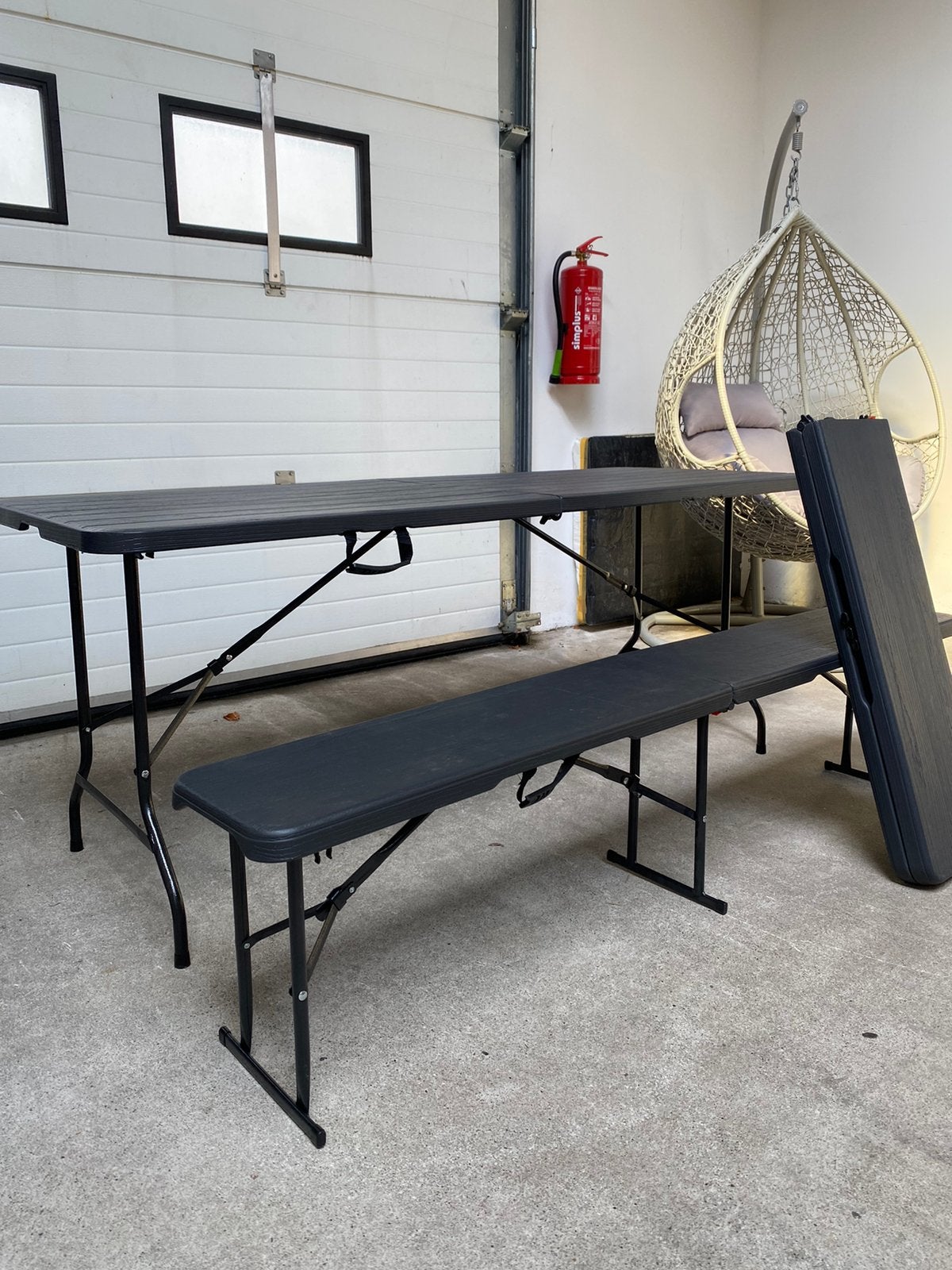 Picknicktafel inklapbaar, Tuin en Terras, Picknicktafels, Overige materialen, Ophalen of Verzenden, Zo goed als nieuw, Inklapbaar