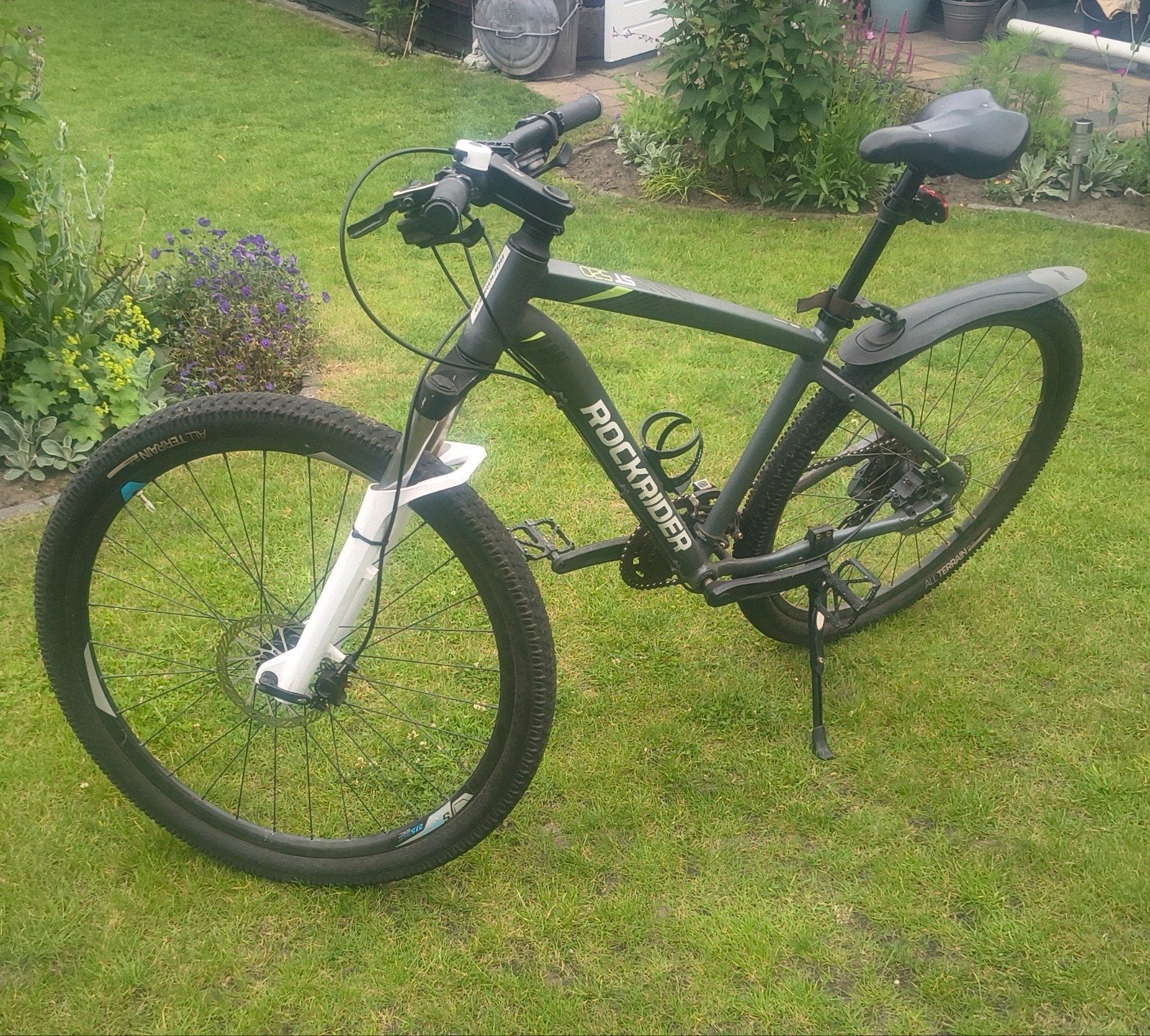 Rockrider st520 27.5 inch, Vering, Minder dan 49 cm, Meer dan 20 versnellingen, Schijfrem