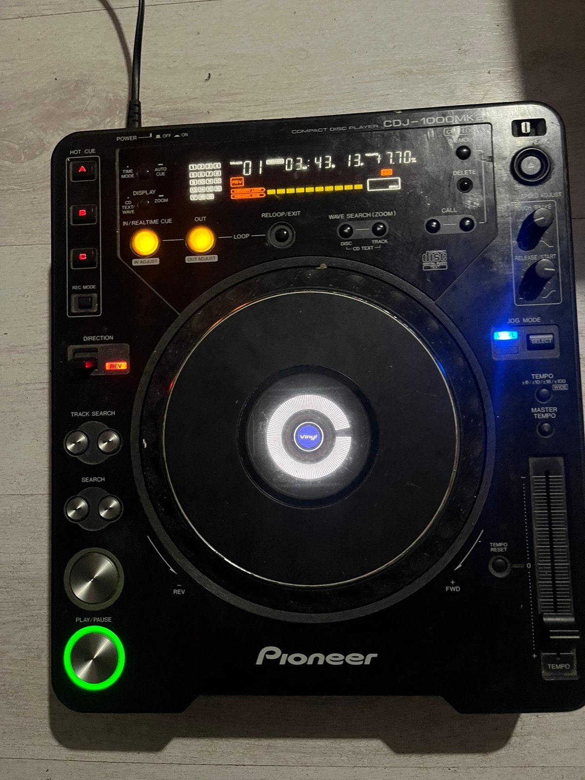 Pioneer cdj 1000 mk 2, Ophalen of Verzenden, Zo goed als nieuw, Pioneer