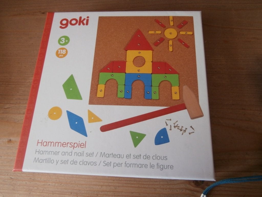 spel Hamertje Tik Goki hamer knutselen bouwen houten puzzel, Ophalen of Verzenden, Zo goed als nieuw, Overige typen