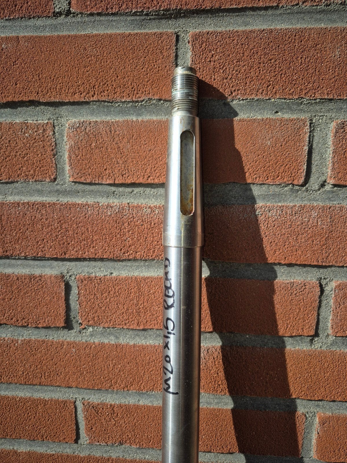 RVS Schroefas 30 mm x 166 cm, Ophalen