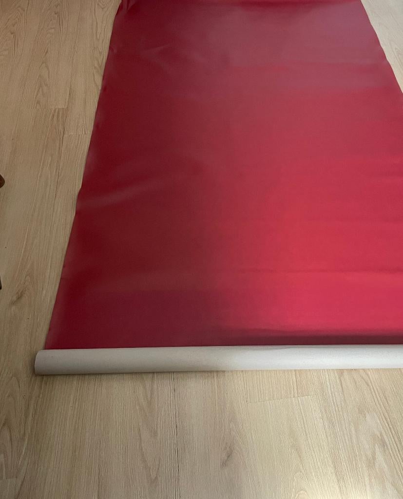 kunstleer/ skai, Ophalen, 120 cm of meer, Leer of Kunstleer, Rood