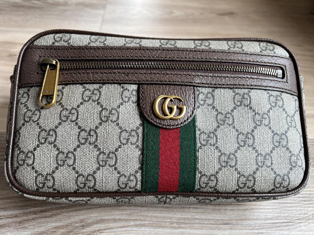 Gucci Ophidia GG Belt Bag en French Flap Wallet (set), Ophalen, Zo goed als nieuw, Overige kleuren, Overige typen