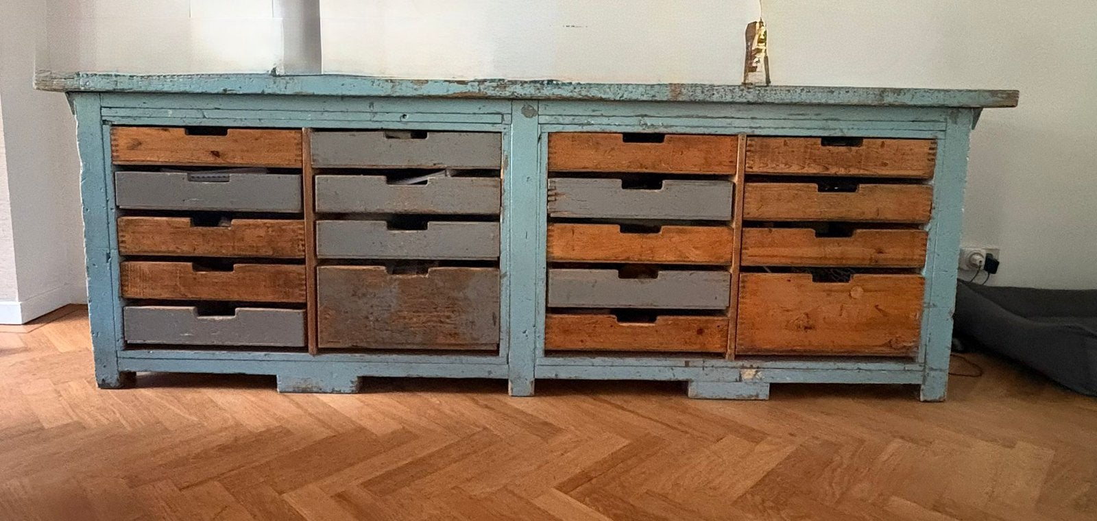 Uniek dressoir, Huis en Inrichting, Kasten | Dressoirs, Ophalen, Gebruikt, 75 cm of meer, 200 cm of meer