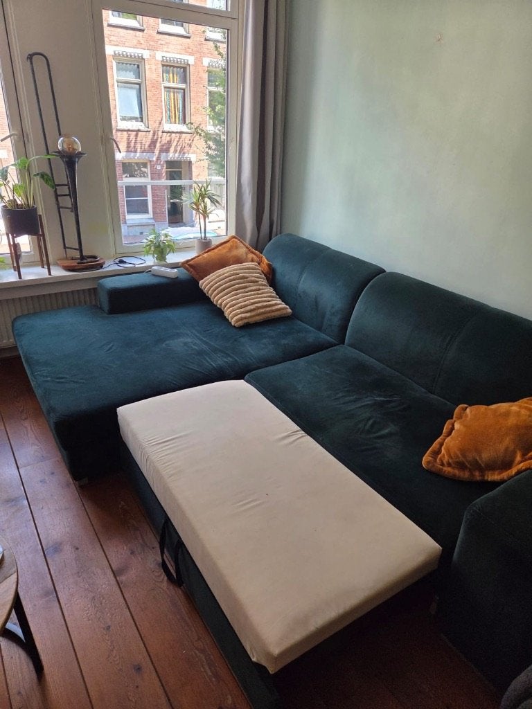 Slaapbank, Ophalen, Gebruikt, Tweepersoons, 190 cm of minder