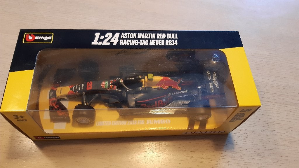 Max Verstappen RB14 2018 Red Bull Racing Jumbo, Ophalen of Verzenden, Nieuw, Auto, Bburago