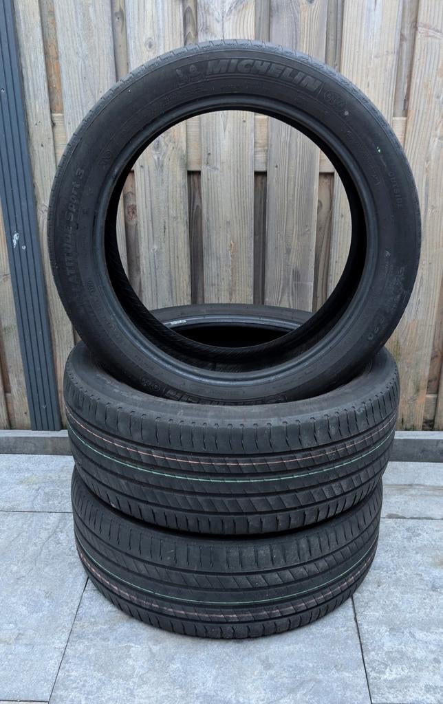 3x 255/45/R20 Michelin Latitude Sport 3, Ophalen, Gebruikt, 255 mm, Band(en)
