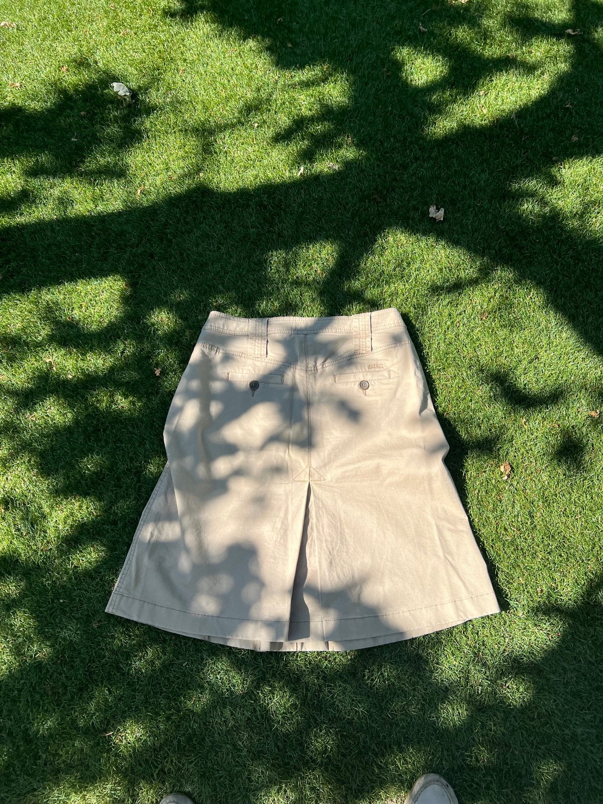 Esprit Broekrok - Beige rok maat 36-38, Beige, Ophalen of Verzenden, Maat 36 (S), Gedragen