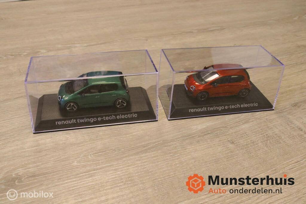 Miniatuur Renault Twingo e-tech electric 1:43, Ophalen of Verzenden, Nieuw, Auto, Norev