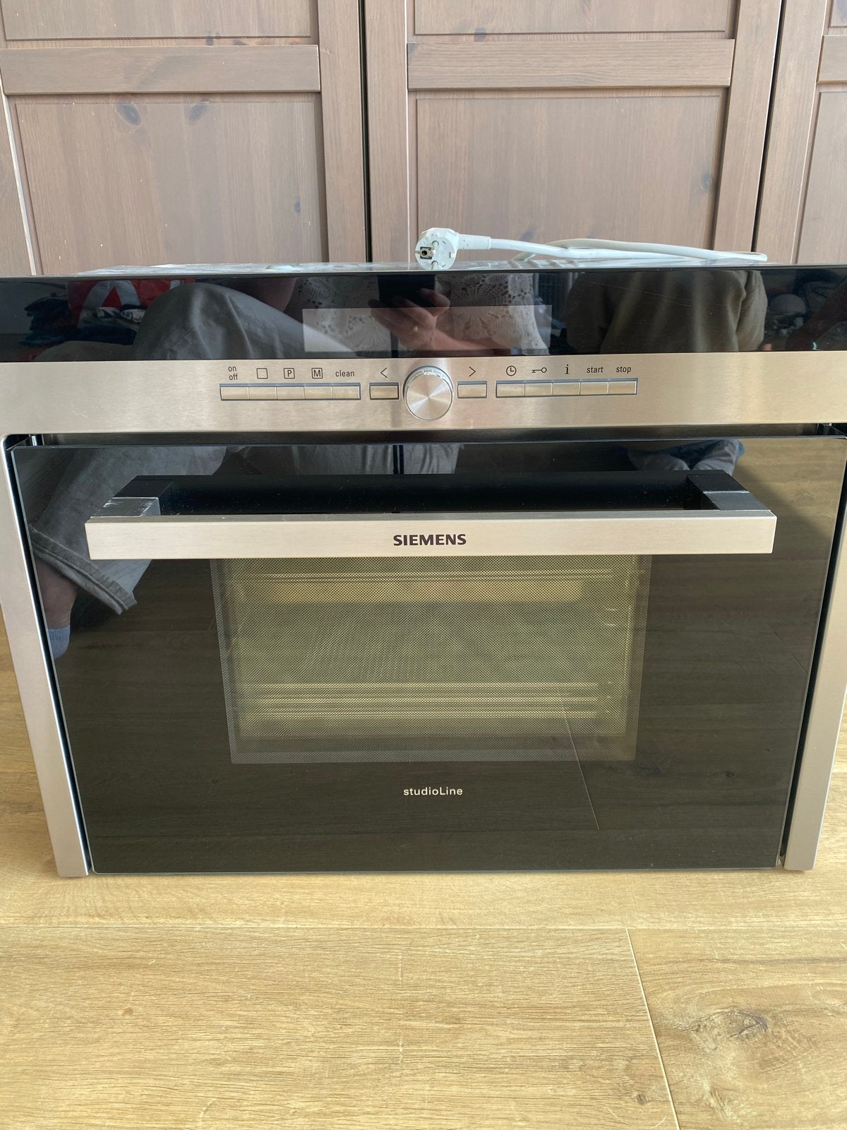 Siemens StudioLine Stoomoven - Zo goed als nieuw, Ophalen, 45 tot 50 cm, Siemens, Inbouw