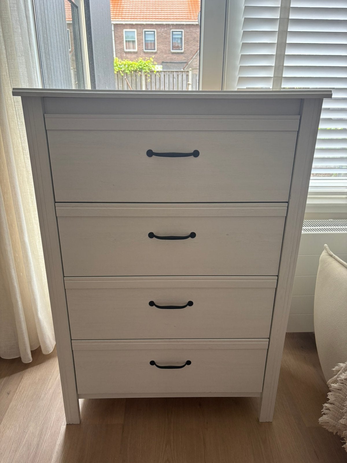 Ikea ladekast wit, Ophalen, 100 tot 150 cm, 50 tot 100 cm, Zo goed als nieuw