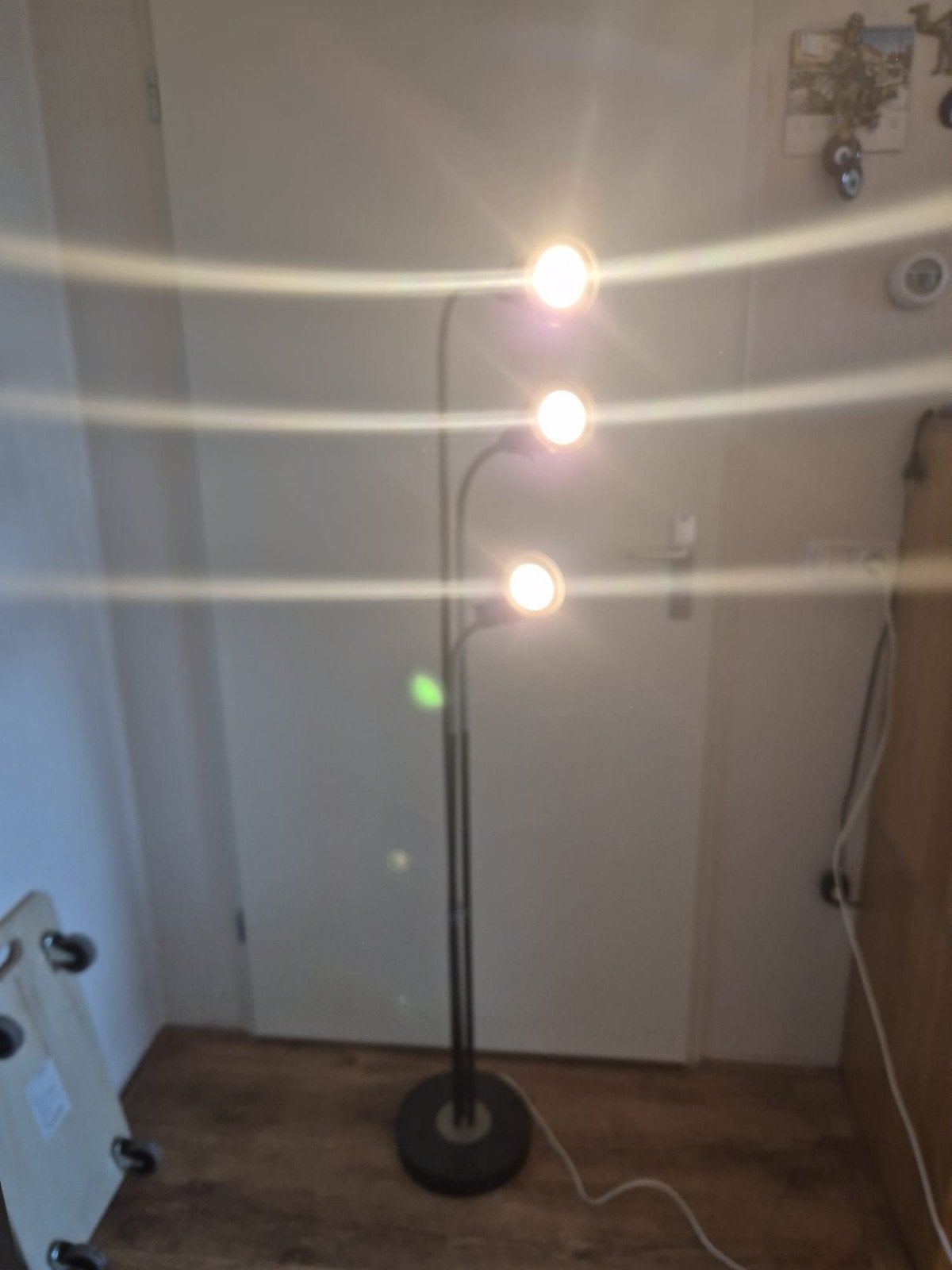 vloerlamp met 3 spots, Ophalen, Zo goed als nieuw, Metaal, 150 tot 200 cm