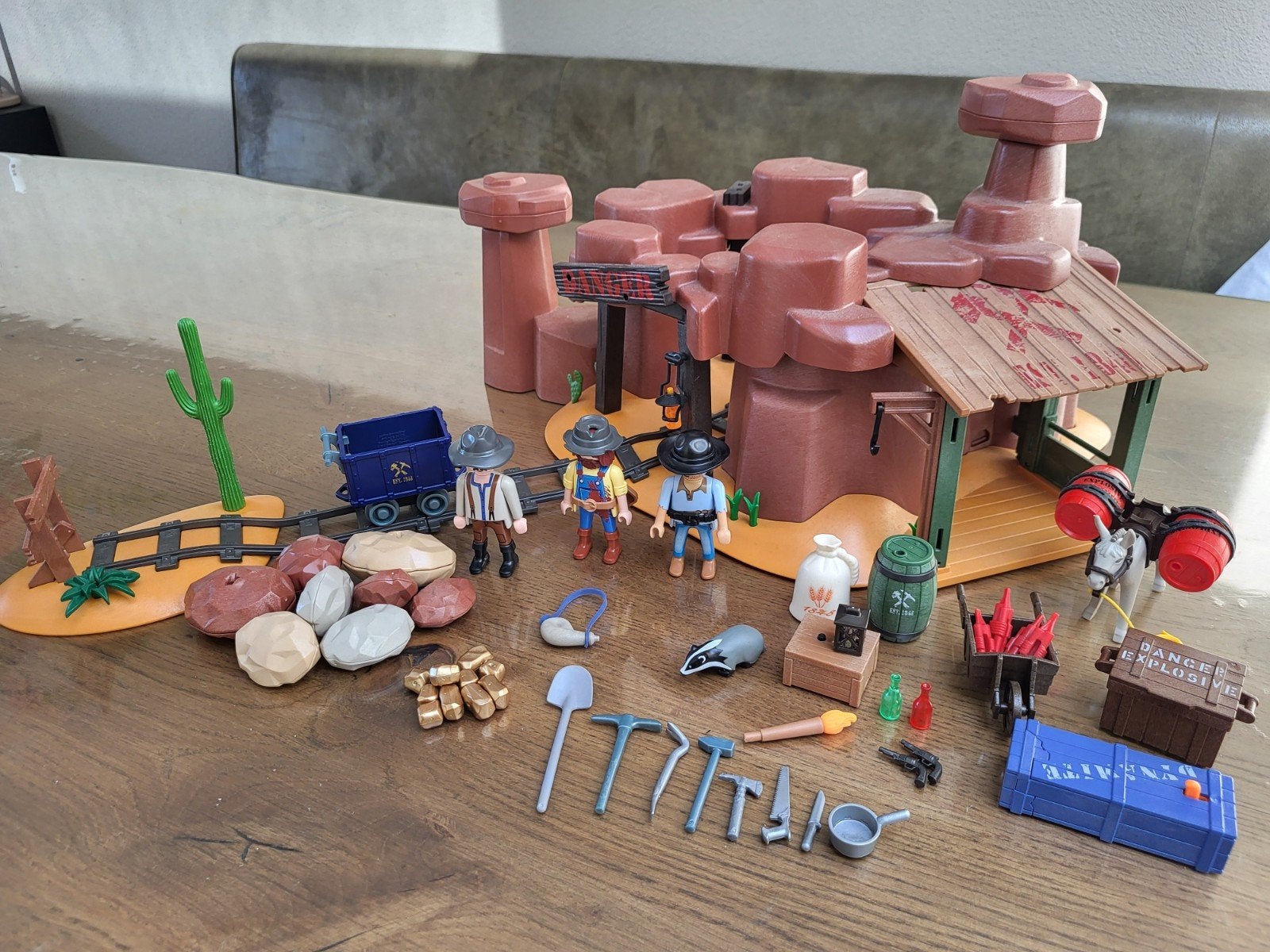 Playmobil western goudmijn 70948, Kinderen en Baby's, Speelgoed | Playmobil, Ophalen of Verzenden, Zo goed als nieuw, Complete set