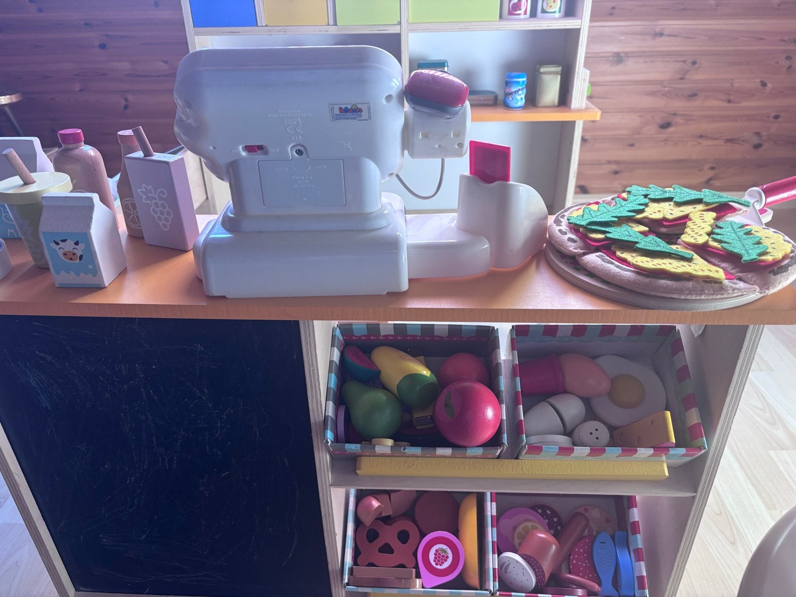 Complete Houten Speelgoed Winkel met Accessoires, Ophalen, Gebruikt, Jongen of Meisje