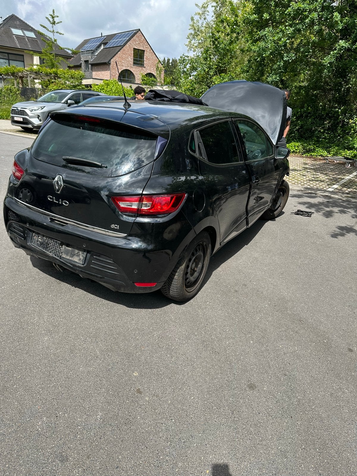 Renault Clio Achterbumper Zwart met Sensoren 2018, Auto-onderdelen, Ophalen of Verzenden, Gebruikt, Renault