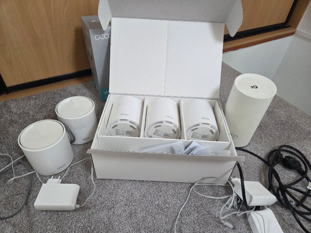 Deco x60 wifi 6 en  deco x50 outdoor 6 stuks, Computers en Software, WiFi-versterkers, Ophalen of Verzenden, Gebruikt, Deco TP Link