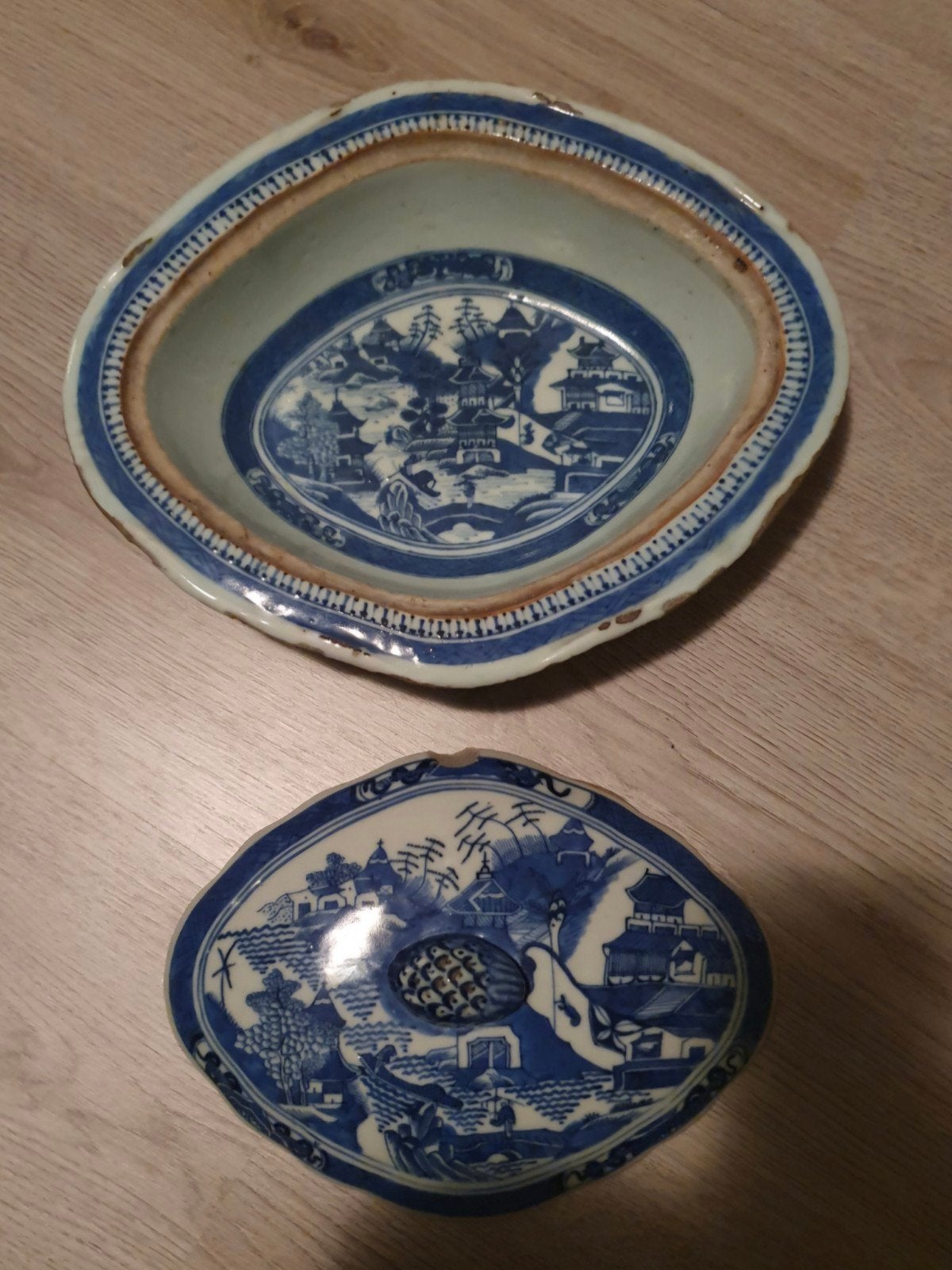 Antieke Chinese Porseleinen Terrine, Antiek en Kunst, Ophalen of Verzenden