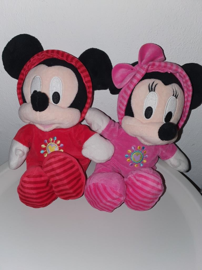 Mickey en Minnie Mouse knuffels, Kinderen en Baby's, Kinderkamer | Inrichting en Decoratie, Ophalen of Verzenden