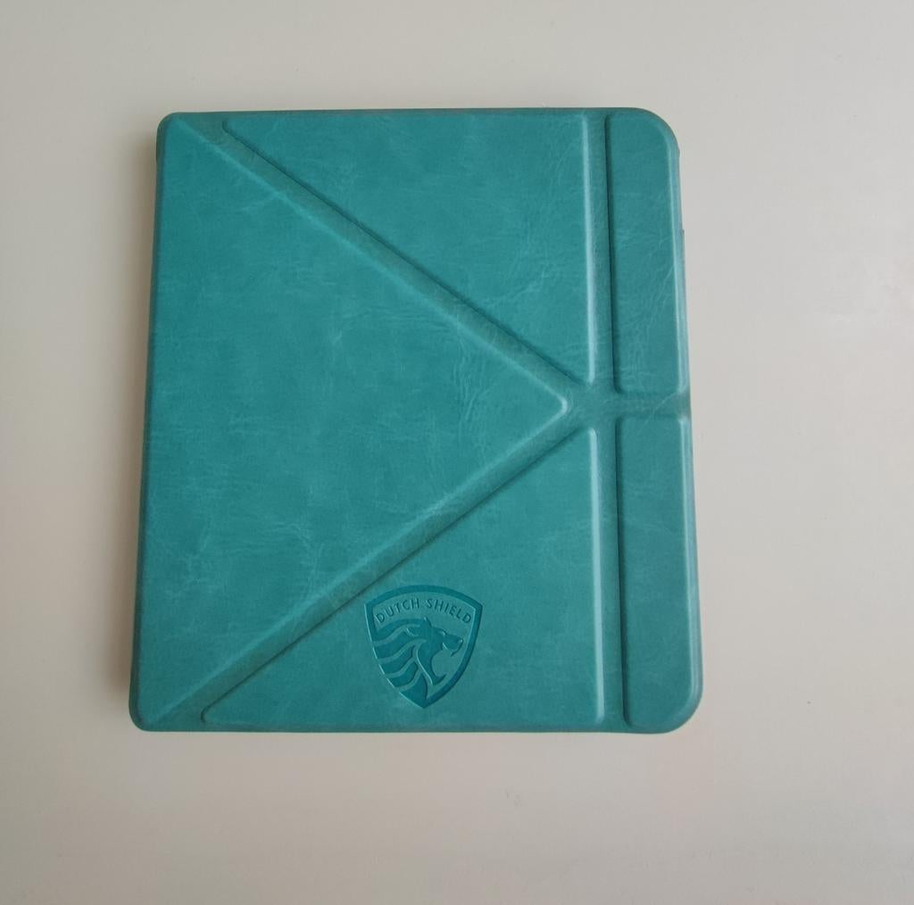 Kobo Libra Colour Origami E-reader Hoesje Turquoise, Ophalen of Verzenden, Nieuw, 7 inch, Dutch shield Kobo Libra colour