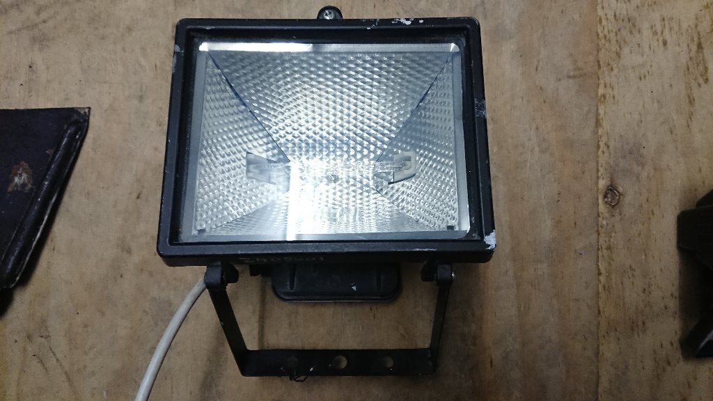 Bouwlamp, Doe-het-zelf en Verbouw, Bouwverlichting, Ophalen, Gebruikt, 500 watt of meer, Lamp