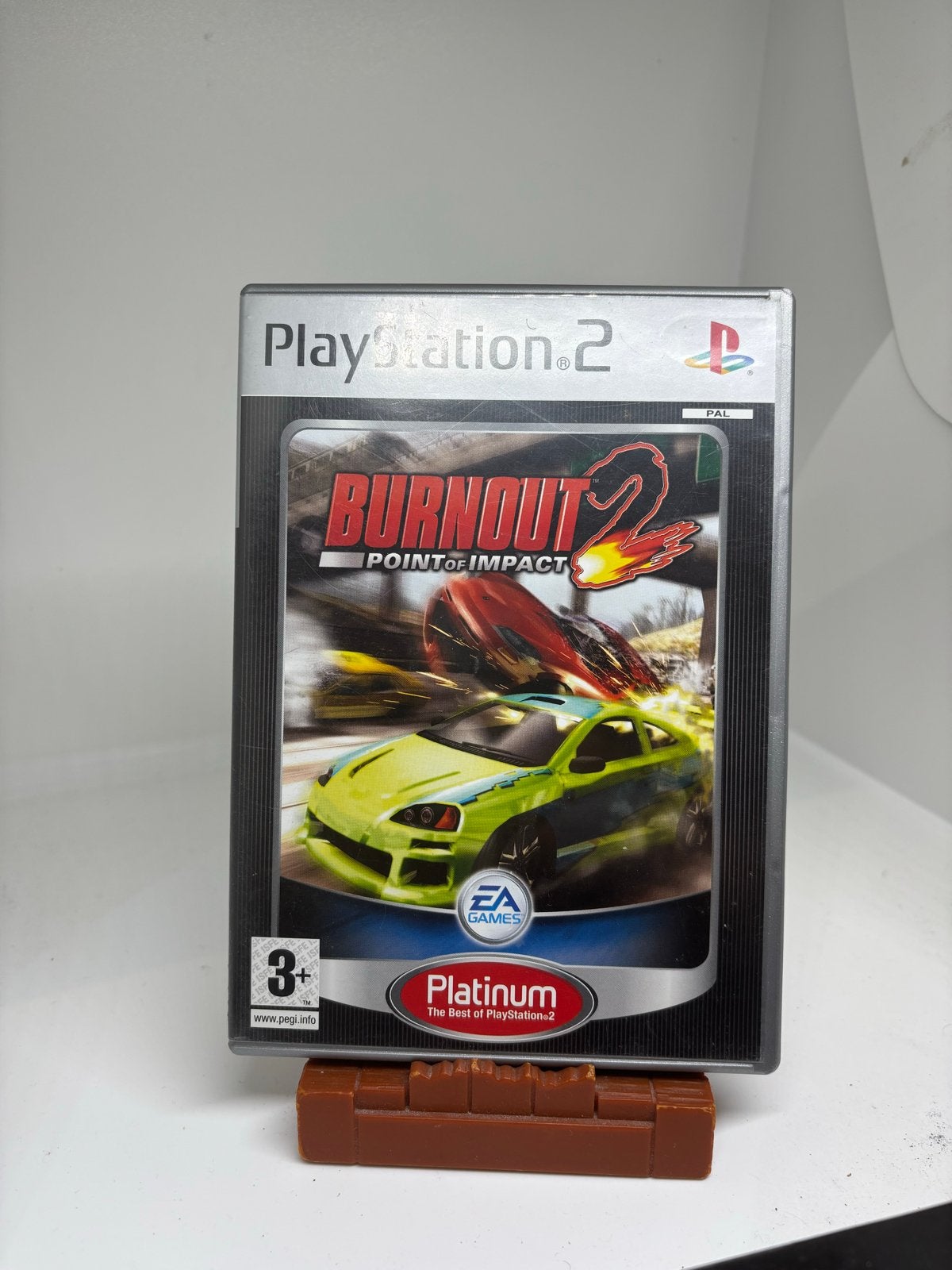 Burnout 2: Point of Impact (Platinum) - PlayStation 2, Gebruikt, 1 speler, Racen en Vliegen, Ophalen of Verzenden