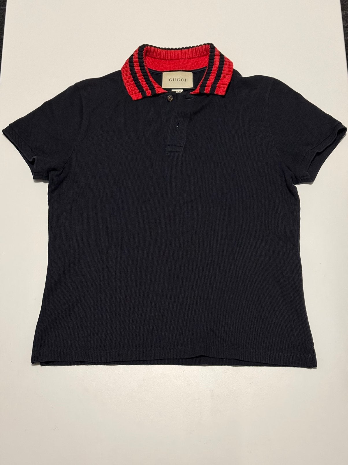 Gucci Polo Origineel Maat S, Kleding | Heren, Blauw, Ophalen of Verzenden, Gucci, Gedragen