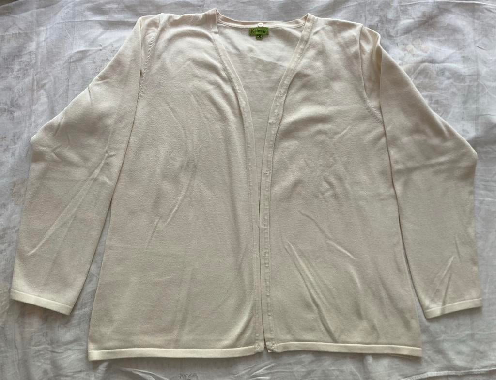 K-design vest maat XXL, Ophalen of Verzenden, Zo goed als nieuw, Maat 46/48 (XL) of groter, Beige