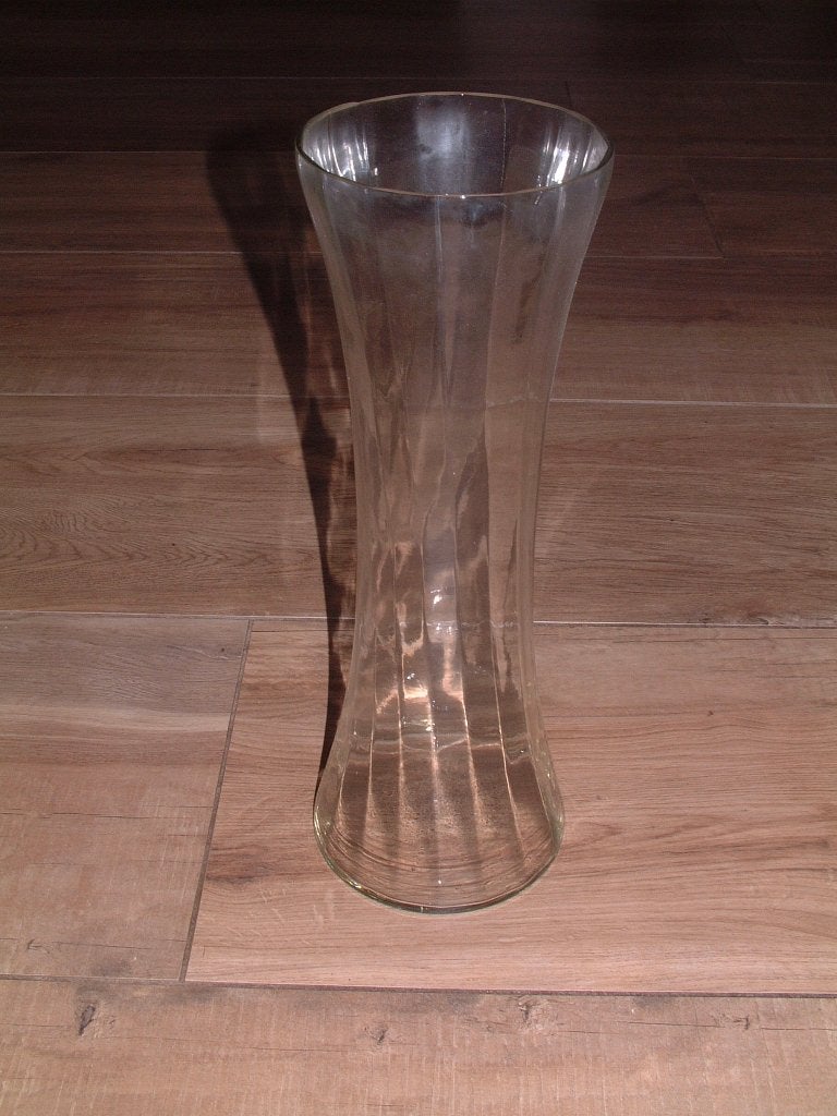 Oude grote vaas verticale optiek hoogte ca 40 cm Leerdam?, Ophalen of Verzenden, Gebruikt
