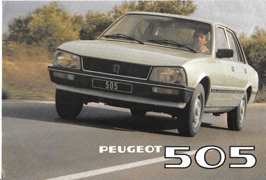 PEUGEOT 505,  7 salesfolders, Ophalen of Verzenden, Zo goed als nieuw, Peugeot