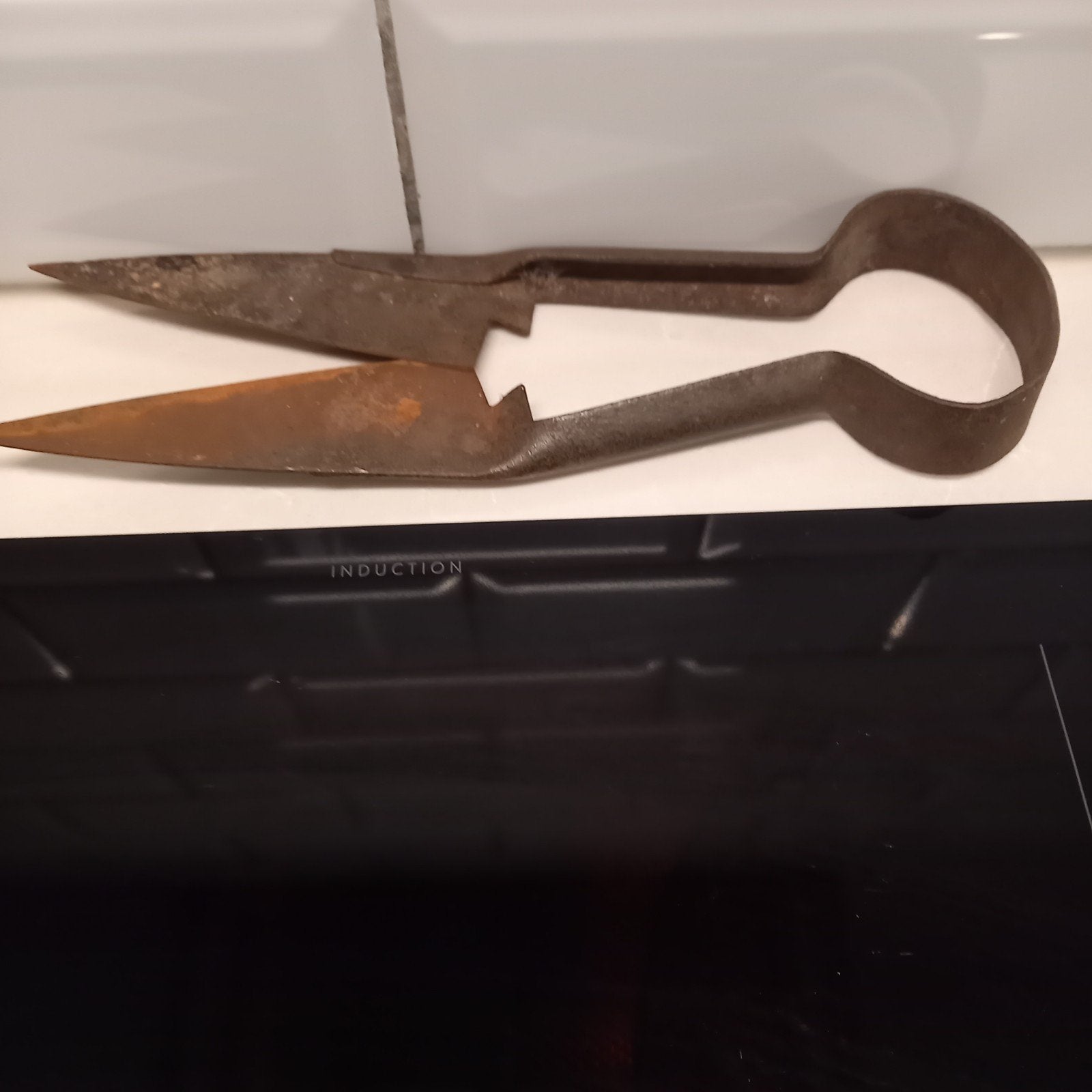 Antieke handgesmede schapenschaar / wolschaar 1850/1920, Verzenden