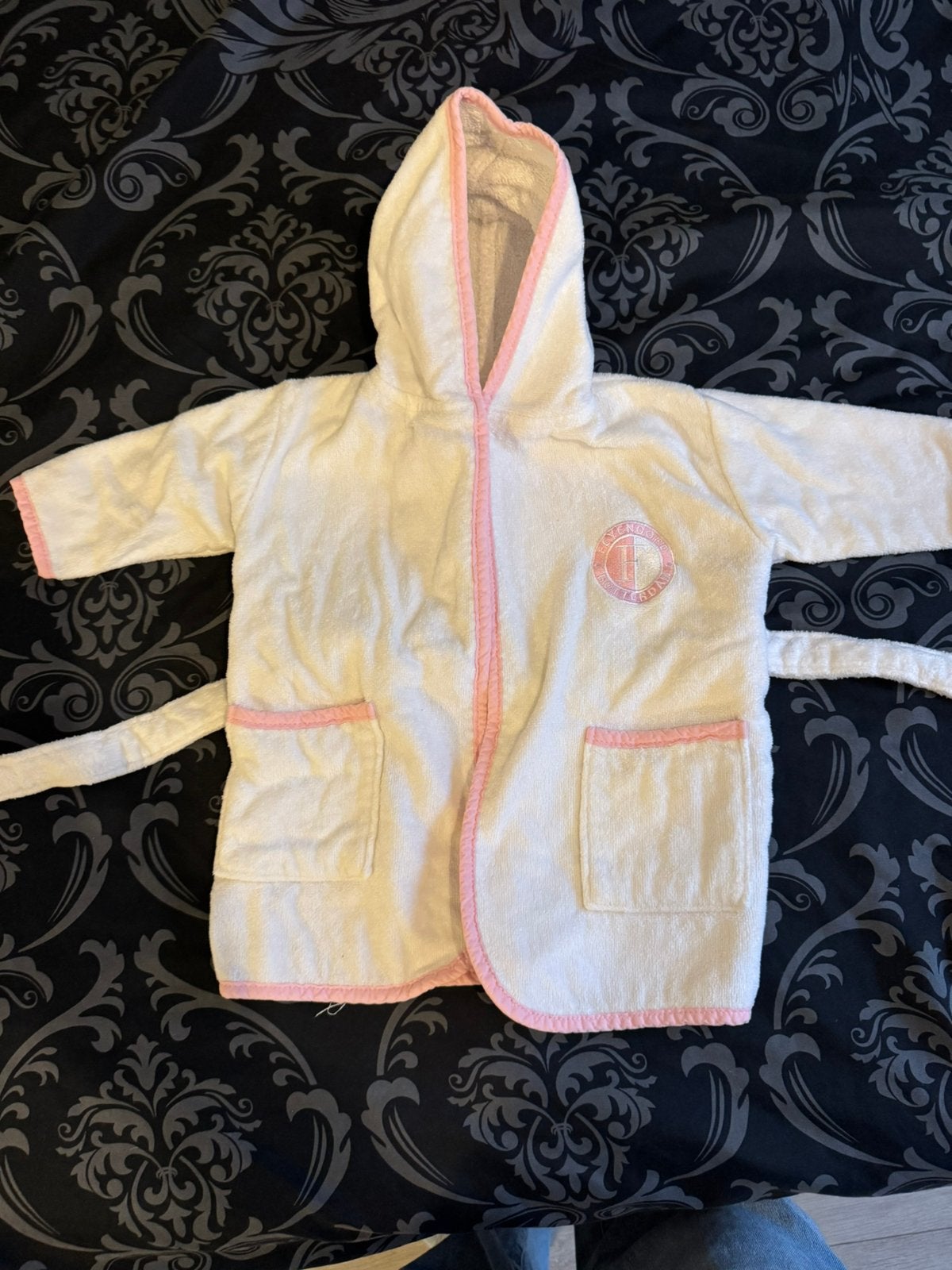 Feyenoord badjasje maat 74/80, Ophalen of Verzenden, Gebruikt, Meisje, Nacht- of Onderkleding