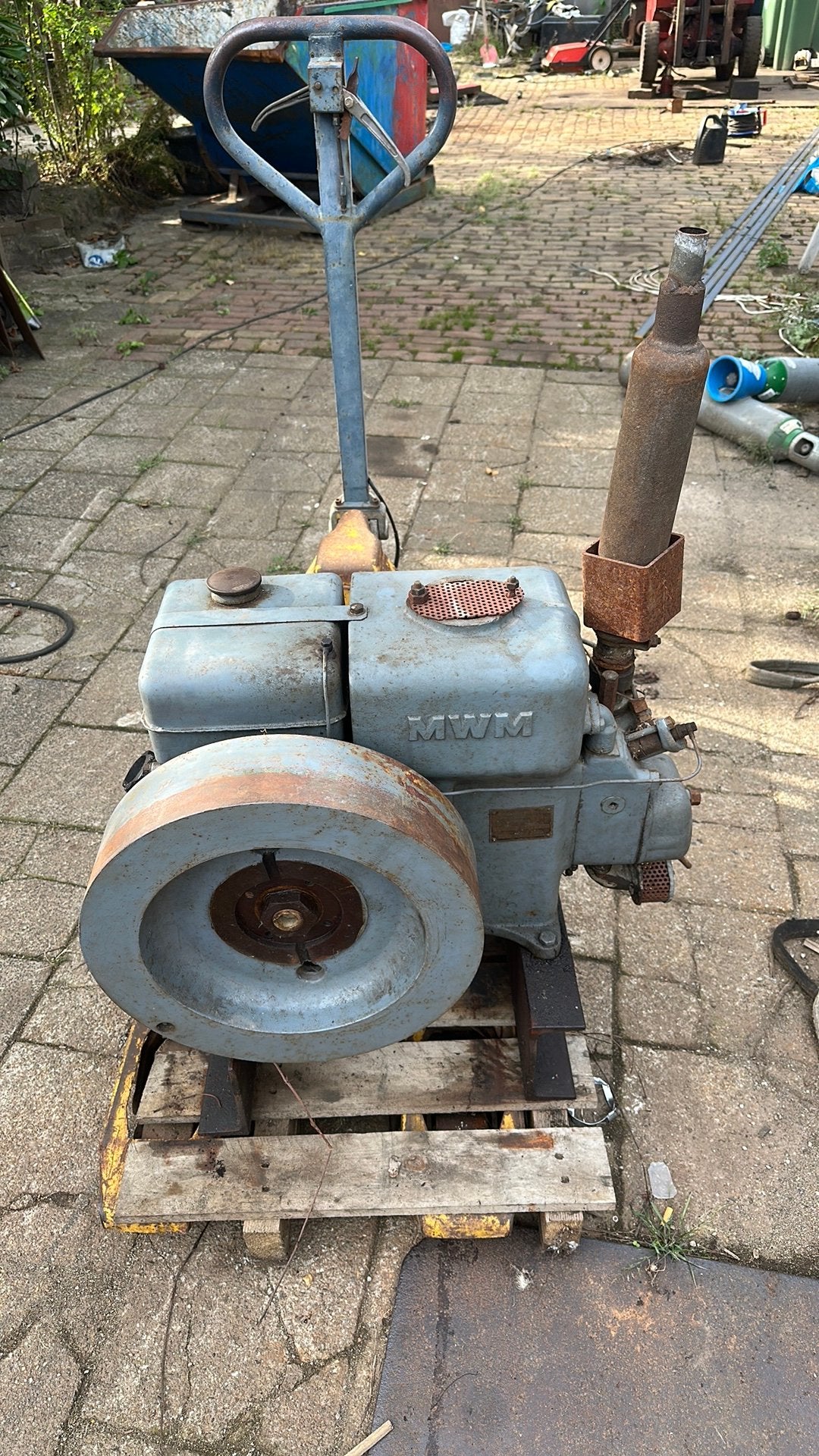 Mwm motor  RL11 E, Ophalen, Zo goed als nieuw, Elektromotor