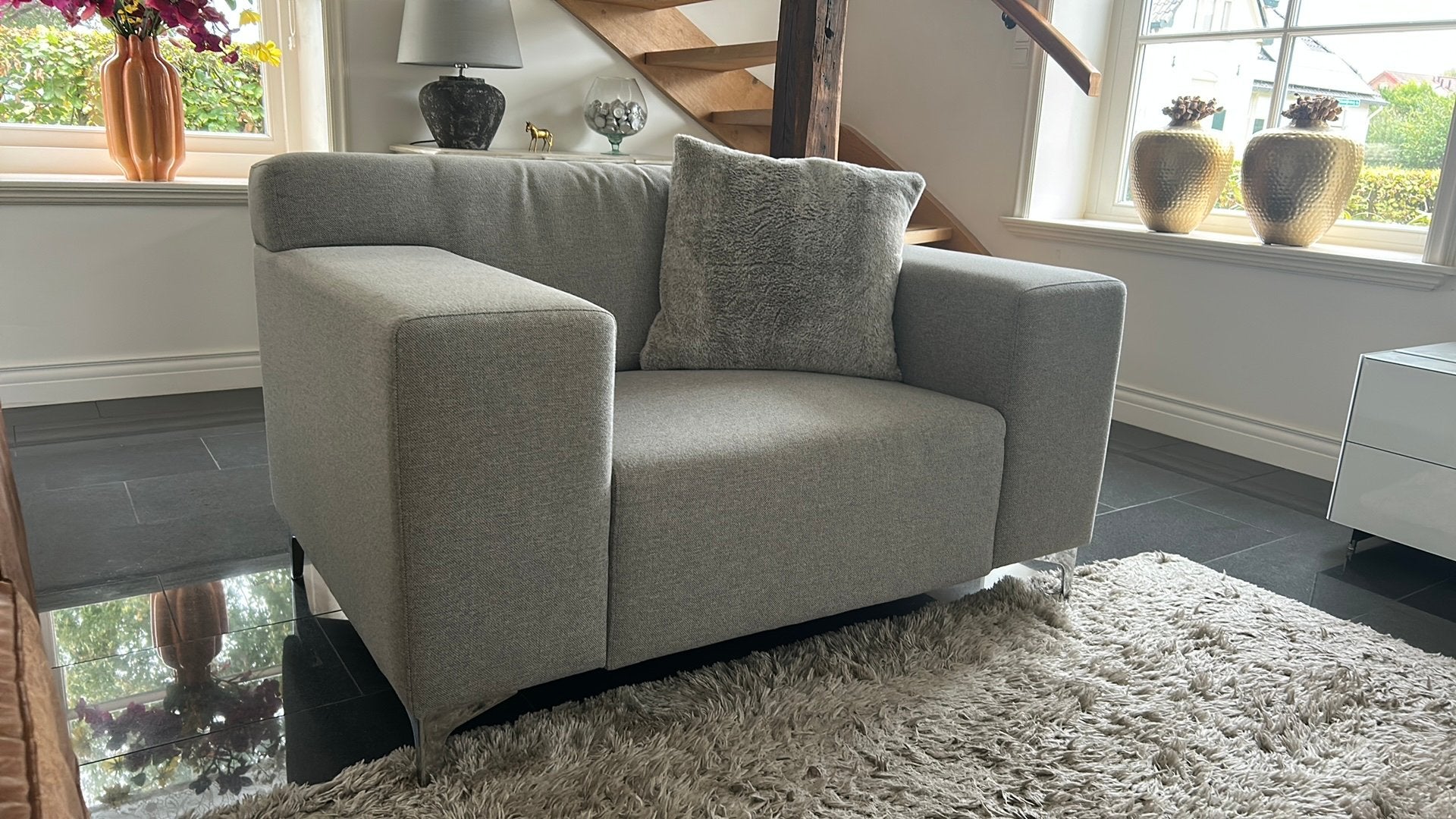 Een loveseat, Ophalen, Gebruikt