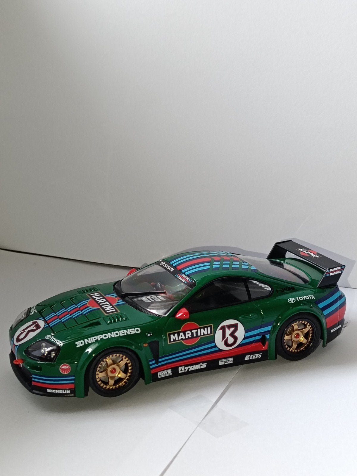 Toyota Supra Gt Revo Slot RS 0148, Team Martini Racing Green, Ophalen of Verzenden, Nieuw, Elektrisch, Overige merken