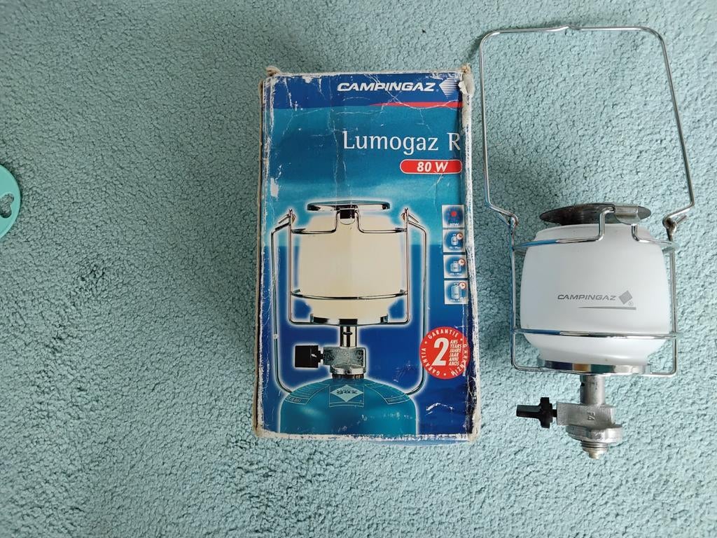 Campingaz Lumogaz R 80 W gaslamp - Ideaal voor kamperen, Ophalen of Verzenden, Gebruikt