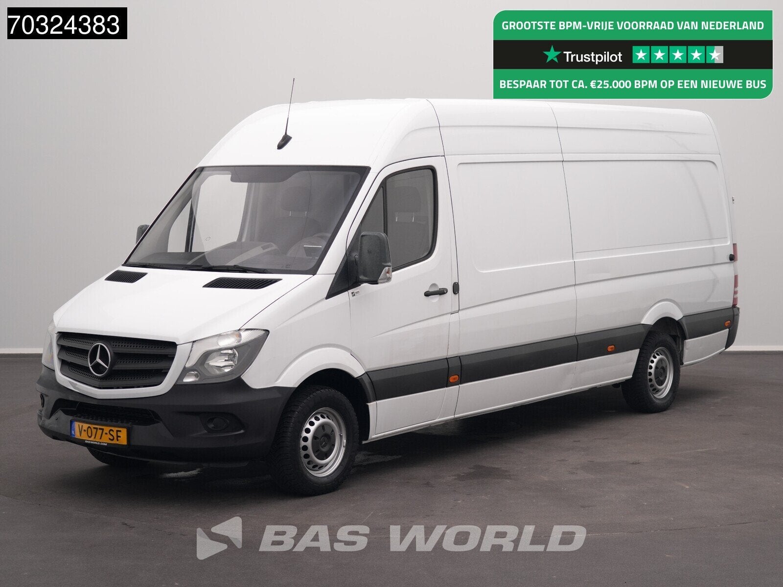 Mercedes Sprinter 310 CDI Automaat L3H2 Camera Euro6 L3 Pakk, Auto's, Bestelauto's, Automaat, Stof, Euro 6, 4 cilinders